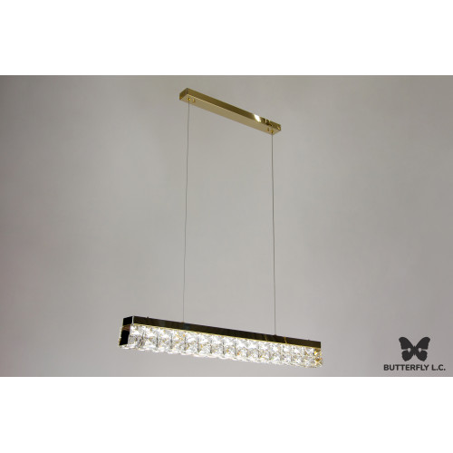 Люстра Crystal Line 80 L Gold BUTTERFLY