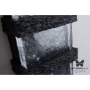 Бра Glass Boulder Graphite BUTTERFLY